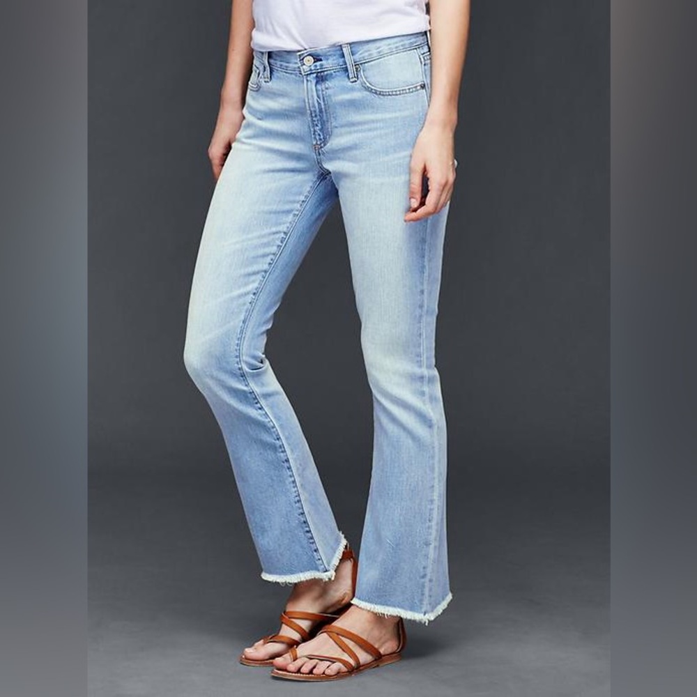 Gap Women's Light Blue Jeans ORGINAL Summer Flare